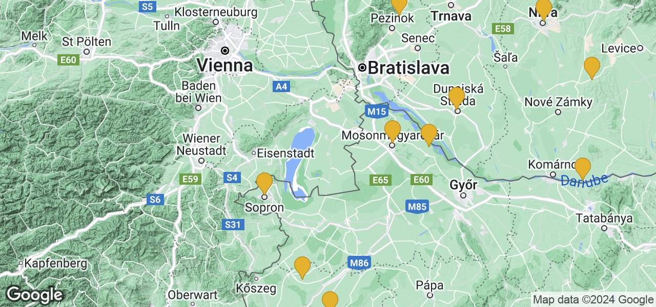 Mapa Frauenkirchen